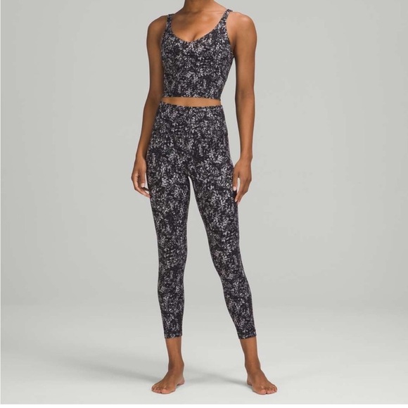 LuluLemon Align HR Leggings 25” Size 6 Blossom Overlay Starlight - Picture 1 of 8